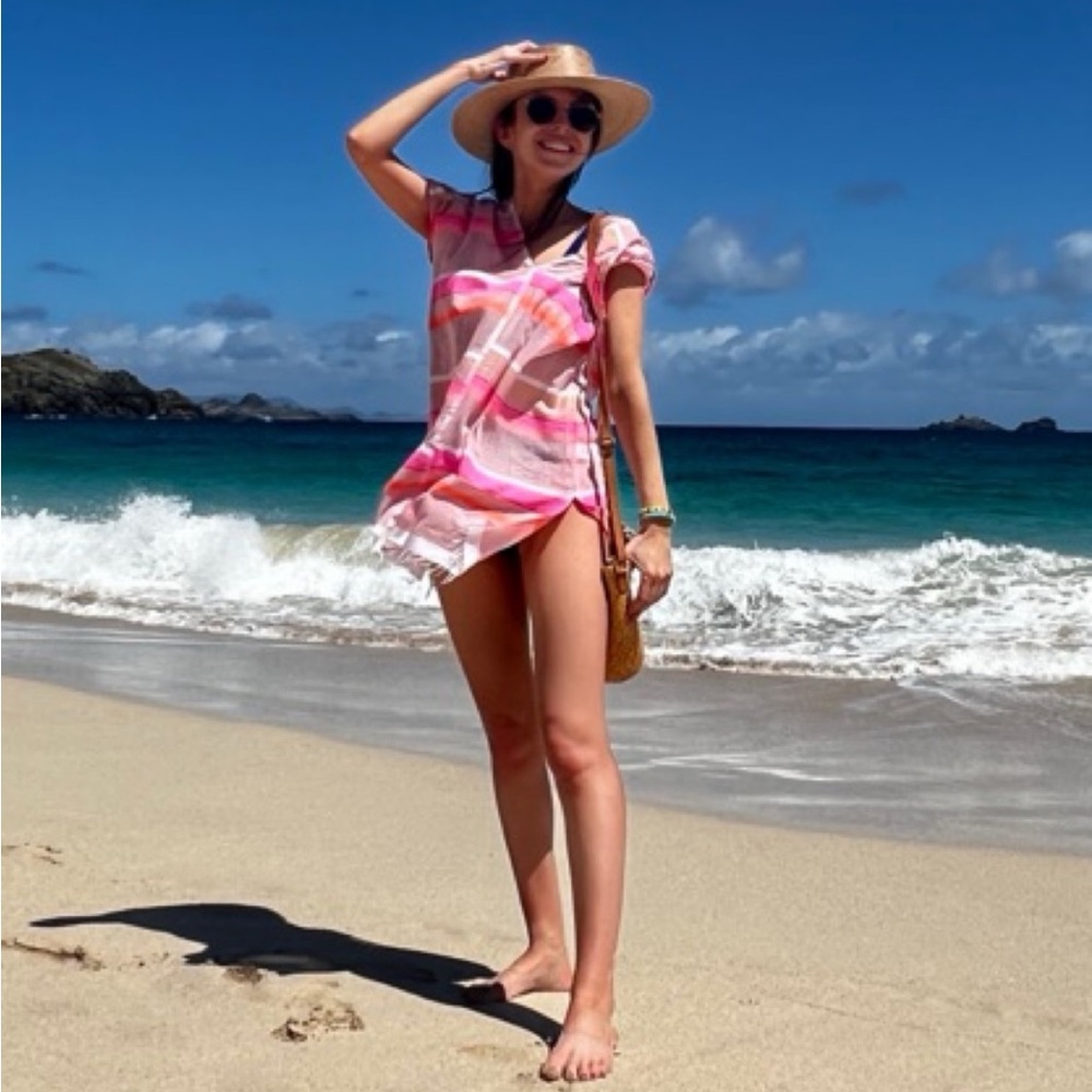 LEMLEM Pink Beach Coverup (NET-A-PORTER)
